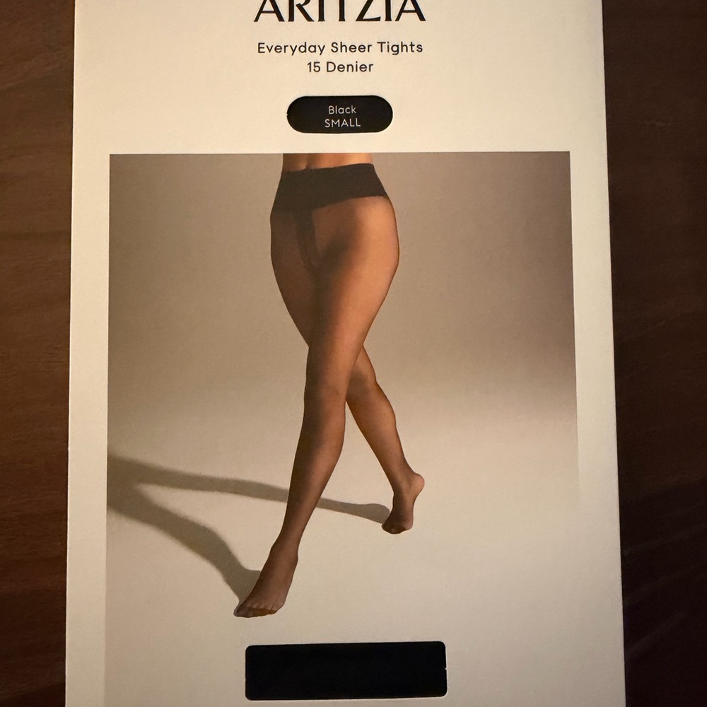 Aritzia Everyday Sheer Black Tights